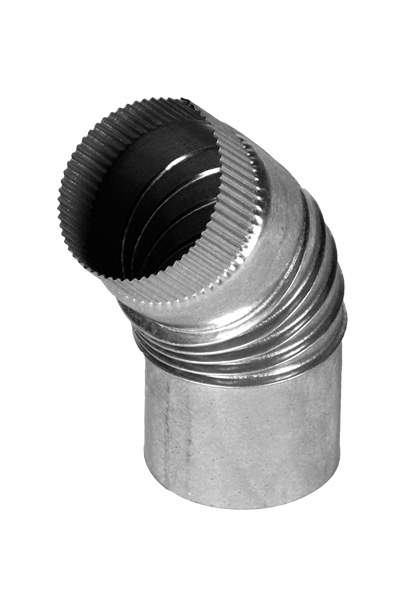 100mm 45 Deg Crimp Bend