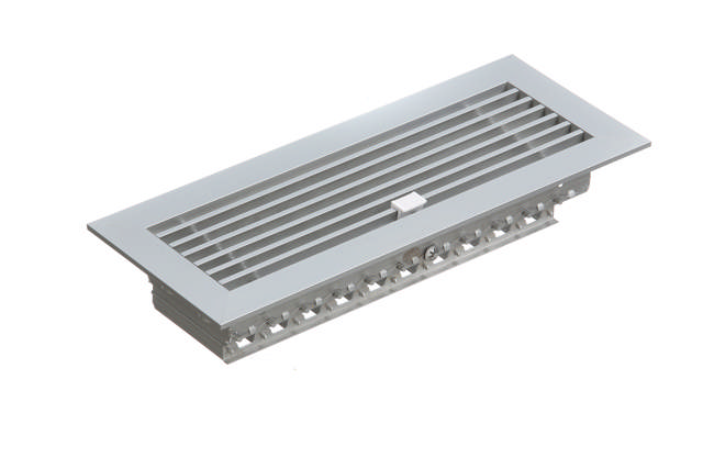 300.100 Floor Bar Grille Anodised W/ Damper