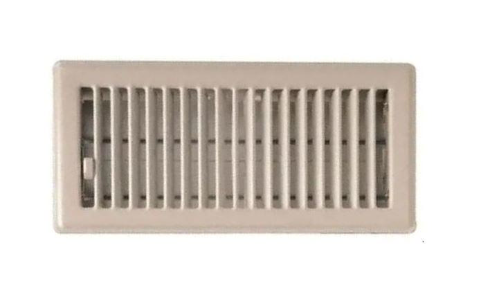 300.100 Floor Register Metal Cream 
