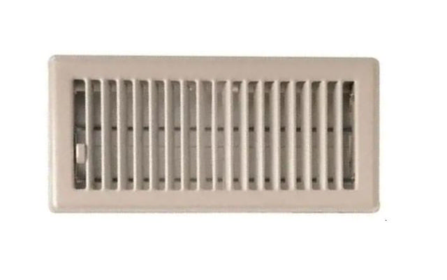 300.100 Floor Register Metal Cream 