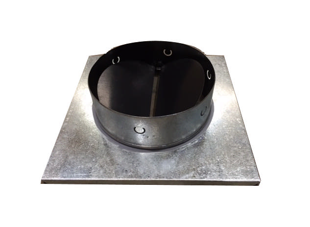 300.300-250 Adaptor Metal C/W Butterfly Damper
