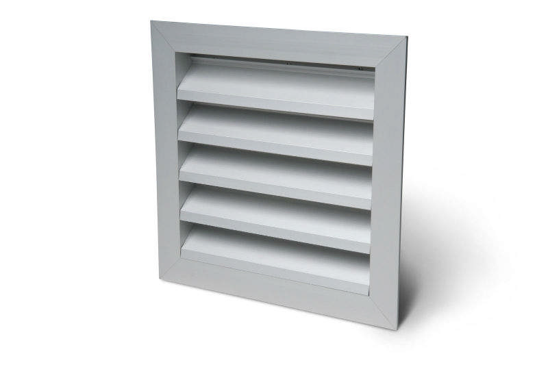150.150 Alum. External Louvre Weather Proof Grille