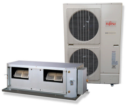 Fujitsu 20.3kW Hi-Static Ducted Indoor Unit R410a