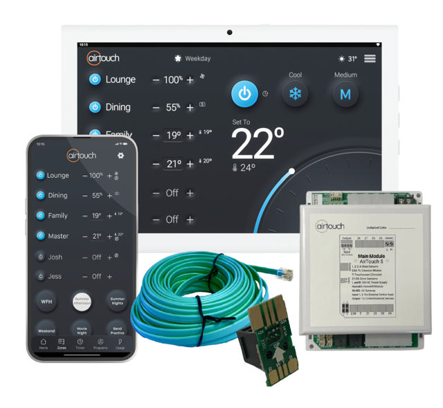 AirTouch5 1-8 Zone Control Kit 