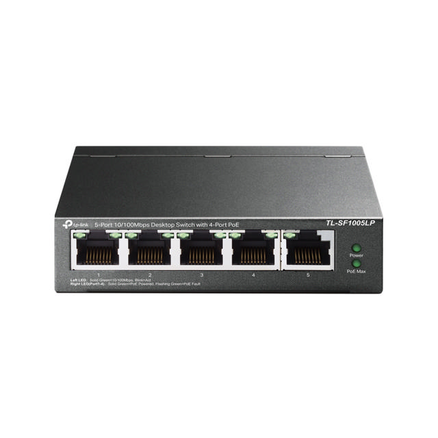 10/100MBPS Desktop Switch With 4-Port Poe