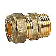 1/2'' Male - 1/2'' Copper Comp Union 15mm