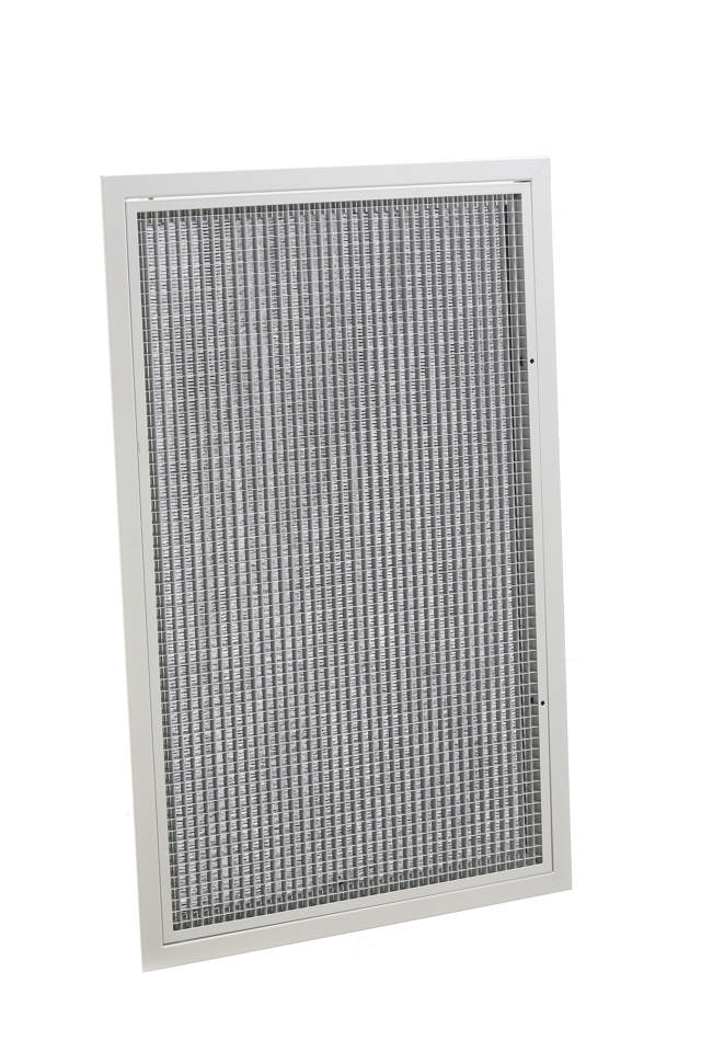 595.295 Eggcrate Grille Hinged Removable Filter