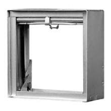 Fire damper curtain 400 x 400 