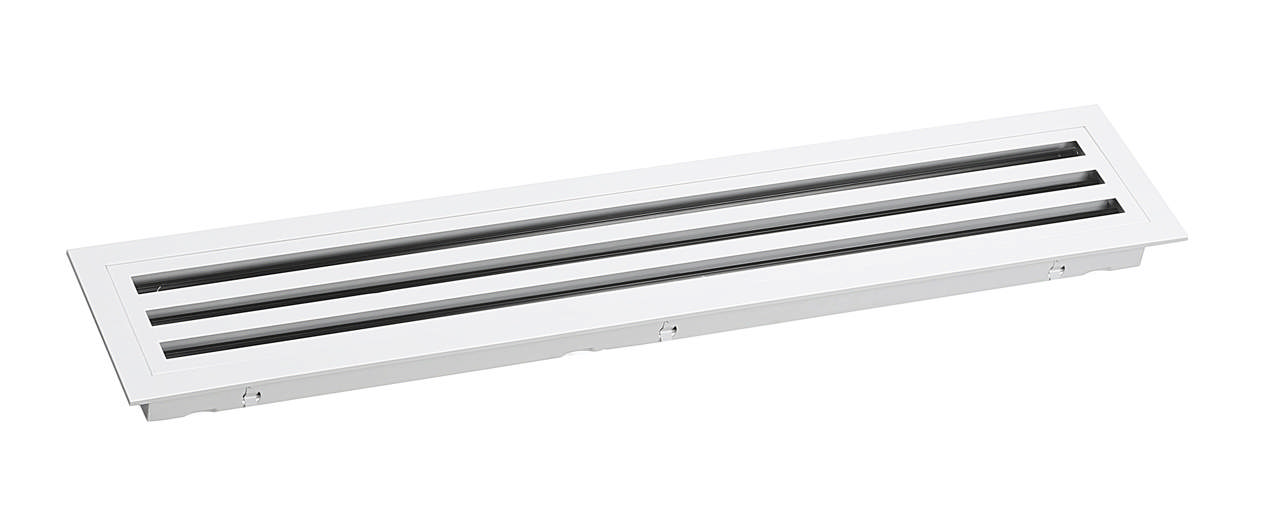 3 Slot Line Slot Diff Fixed Core 25mm White 