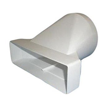 Round to Rectangular adaptor 150 (350x75)