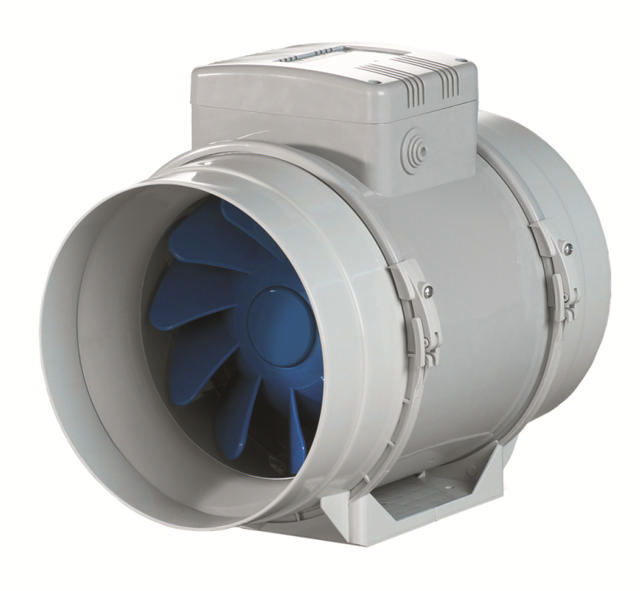 150mm Mixed Flow Fan 2 Speed Plug&Lead 120-155 L/s