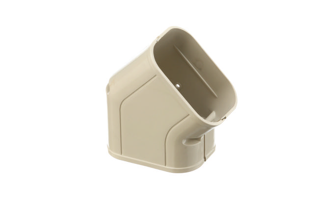 PVC Pipe Duct 75mm Flat Elbow 45 Deg (PSKF7)