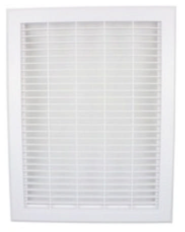 400.1000 Plastic Return Air Grille Straight Blades