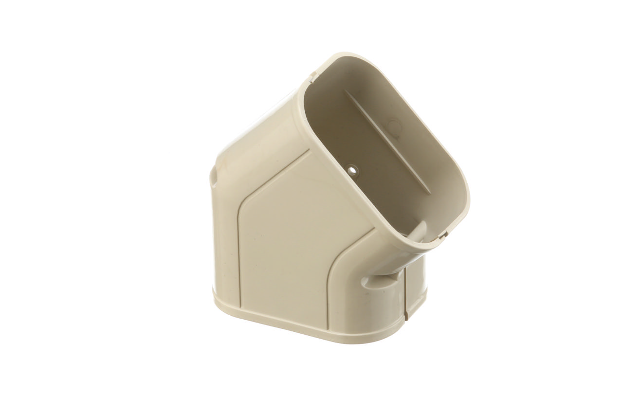 PVC Pipe Duct 75mm Flat Elbow 45 Deg (PSKF7)