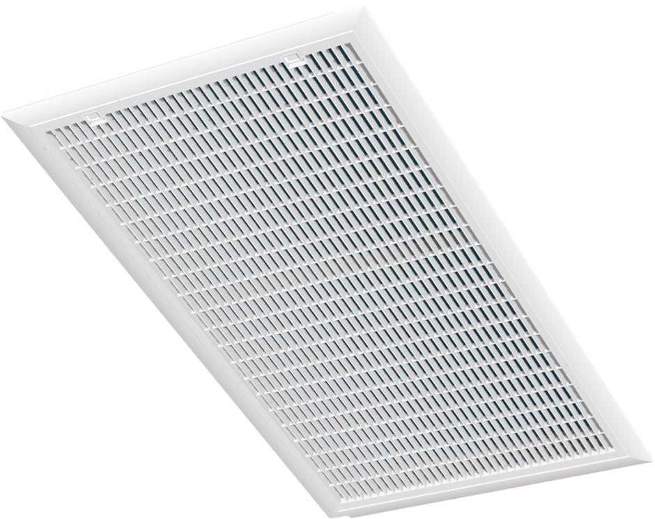 FASTCLIP RETURN AIR GRILLE V-FORM FILTER 900x350
