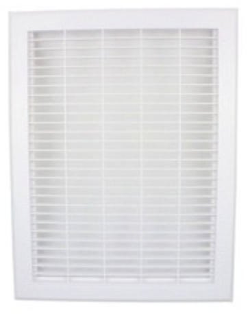 400.750 Plastic Return Air Grille Straight Blades 