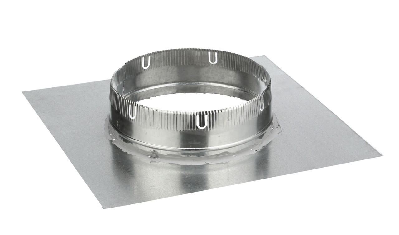 Return Air Plate 600.600 Galv 400mm S/collar