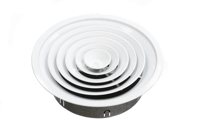 150mm Neck Round Diffuser B/D And M/Clips