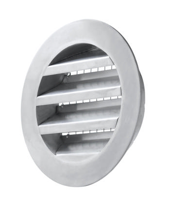 350 Dia Alum. External Louvre Weather Proof Grille