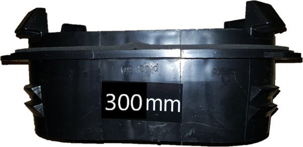CLIP-IN SPIGOT FOR DUCTBOARD - 300 dia             (Small)