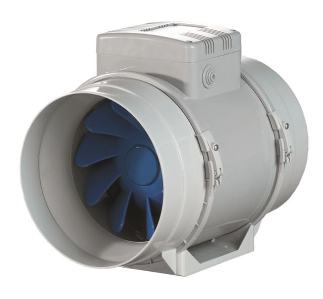 200mm Mixed Flow Fan 2 Speed Plug&Lead 220-300 L/s
