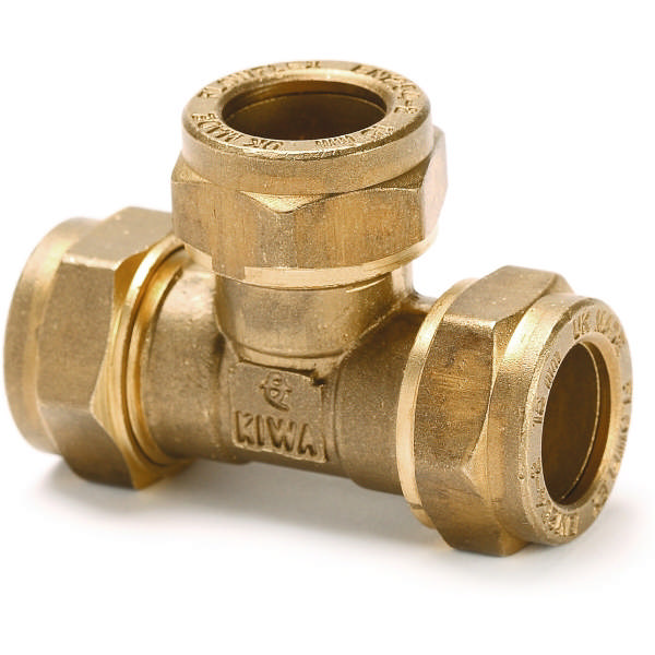 3/4'' - 1/2'' - 3/4'' Copper Comp. Tee