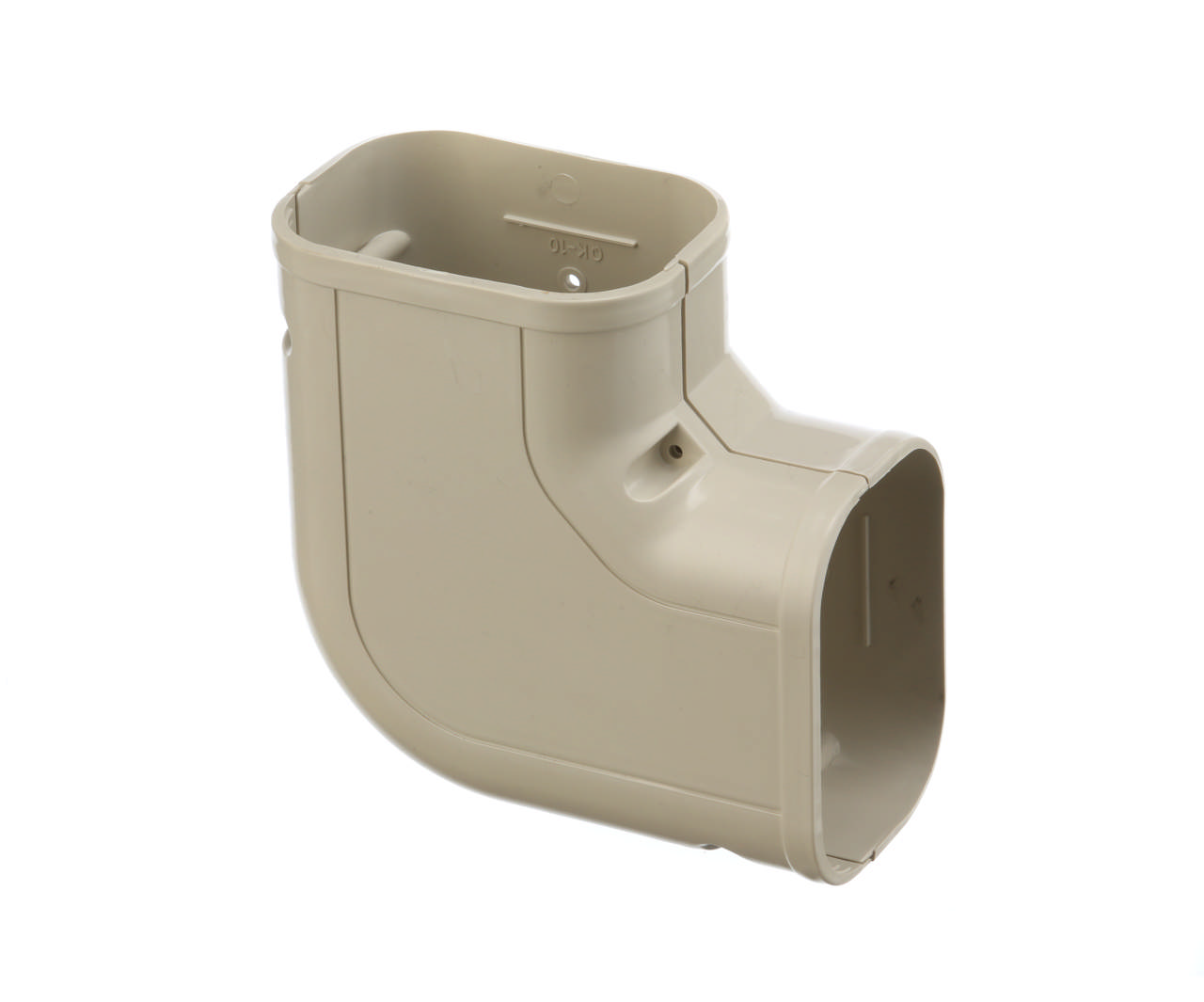 PVC Plastic Capping Duct 100mm Elbow