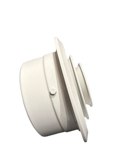 400mm Jet Diffuser Aluminium White 